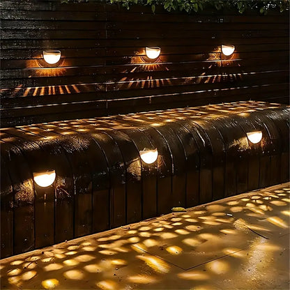 Zonne 6LED Halfrond Hek Openluchtlicht