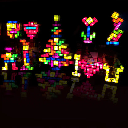 Creatief Stapelbaar Tetra Blokken Lamp