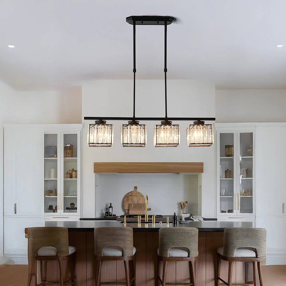 Nordic Glazen Hanglamp met Meerdere Lichtpunten