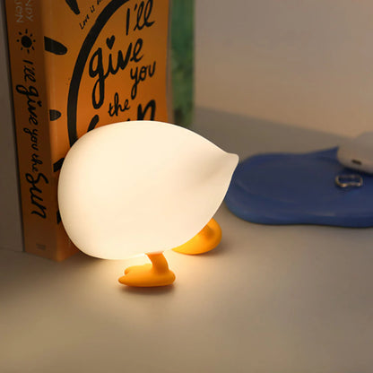 Moderne Lieve Eend Siliconen Zachte Nachtlamp
