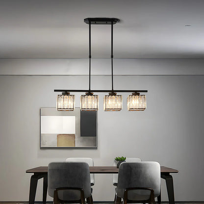 Nordic Glazen Hanglamp met Meerdere Lichtpunten