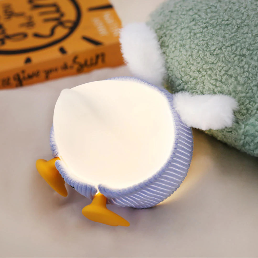 Moderne Lieve Eend Siliconen Zachte Nachtlamp