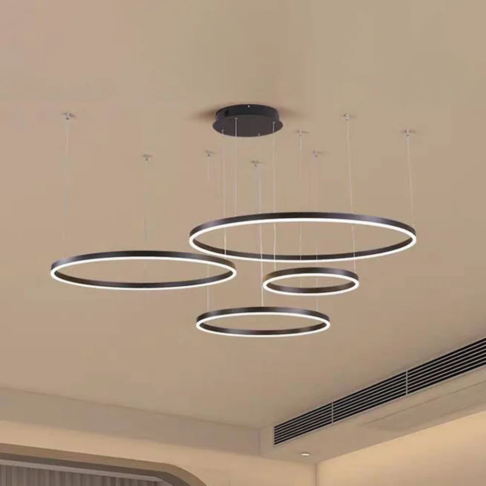 Arisha hanglamp -Modern metaal Tir-Cirkel