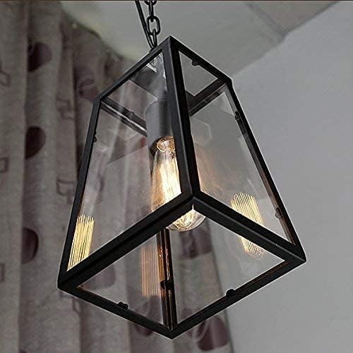 Retro Industriële Stijl Glazen Hanglamp