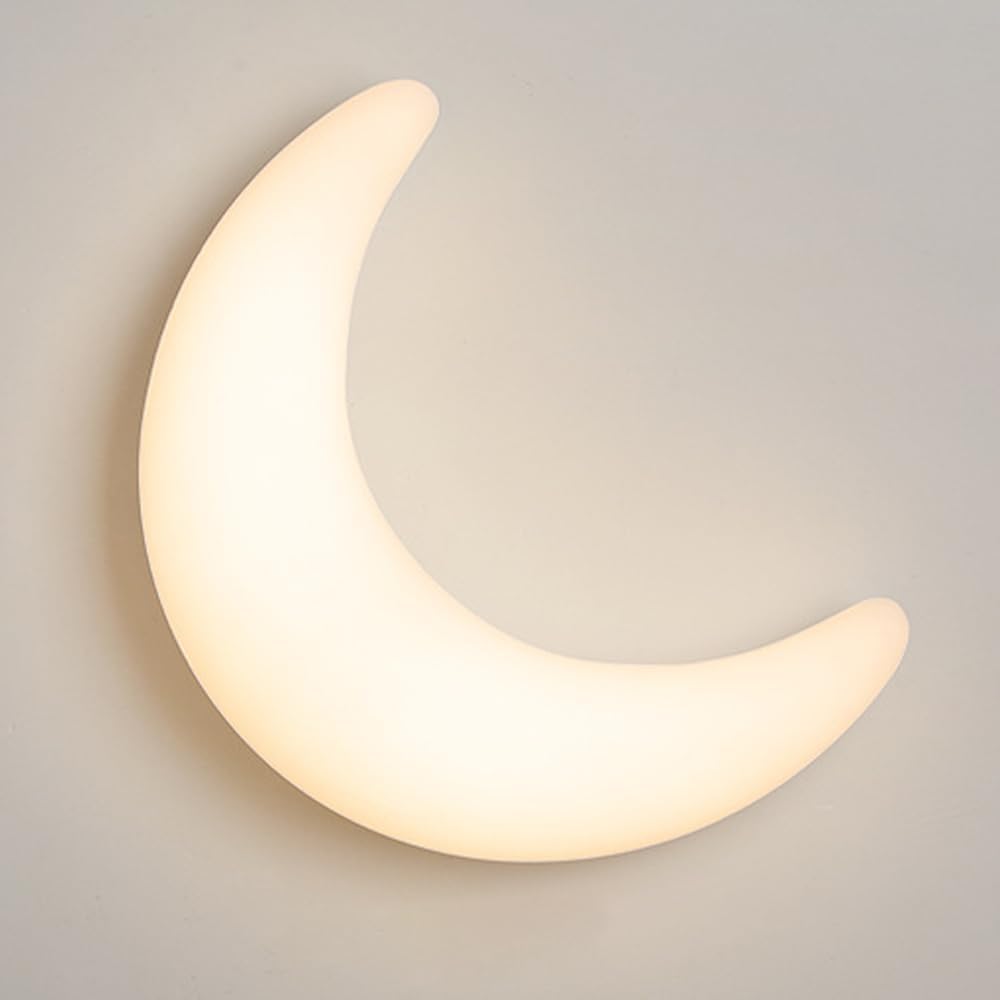 Minimalistische Halvemaanvormige LED-Wandlamp