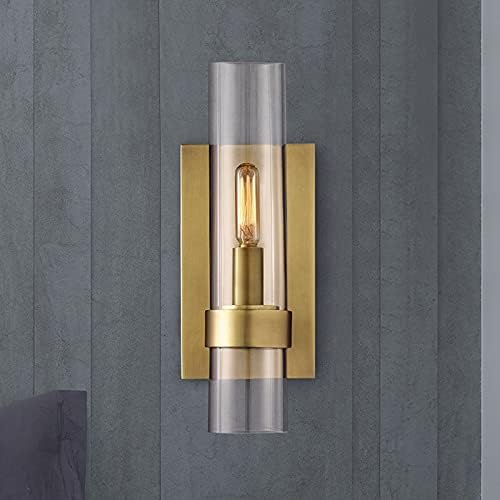 Flame Cilindrische Wandlamp van Glas en Metaal