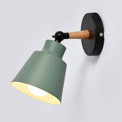 Kleurrijke Moderne Wandlamp met IJzeren Beugel