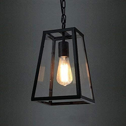 Retro Industriële Stijl Glazen Hanglamp