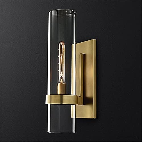 Flame Cilindrische Wandlamp van Glas en Metaal