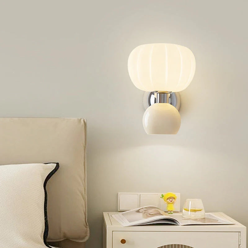 Moderne Crème Elegantie LED Wandlamp