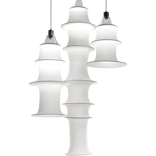 Minimalistische Japandi Falklandi Stoffen Hanglamp