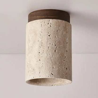Moderne Verfijnde Travertin Plafondlamp