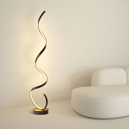 Moderne Creatieve Gedraaide Lijn LED Vloerlamp