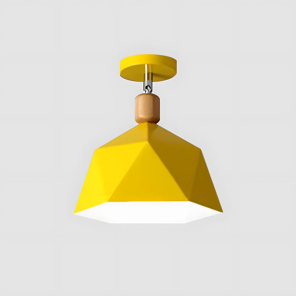 Elegante Eenvoudige Macaron Metalen Plafondlamp