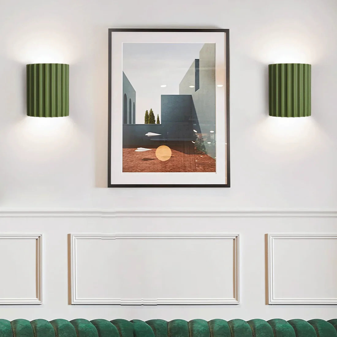 Moderne Wandlamp met Handgemaakt Resin Design