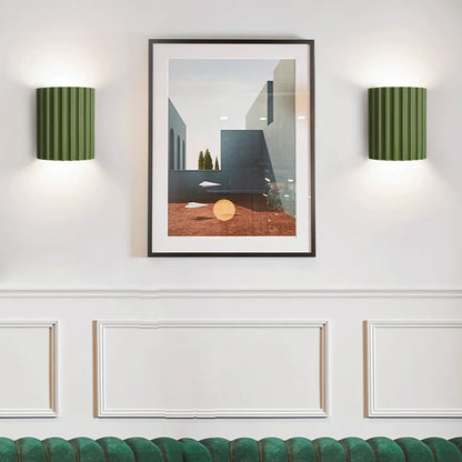 Moderne Wandlamp met Handgemaakt Resin Design