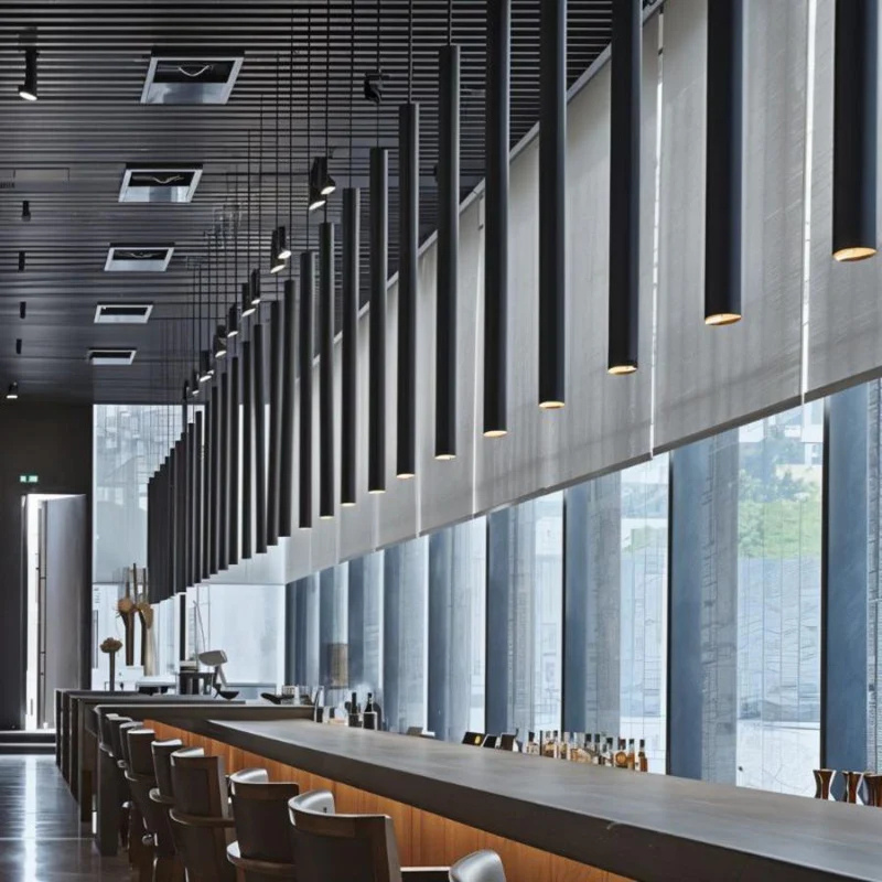 Moderne LED Buisvormige Hanglamp voor Plafond
