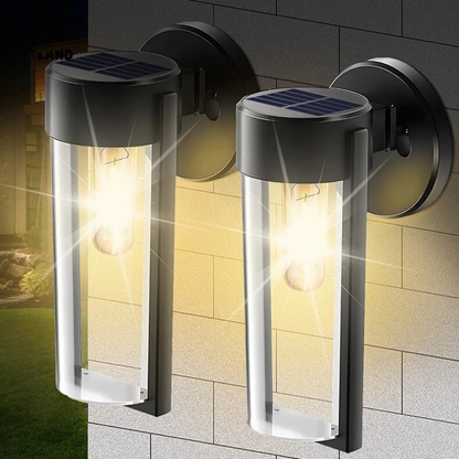 Duurzame IP65 Zonne-Energie Buiten Wandlamp
