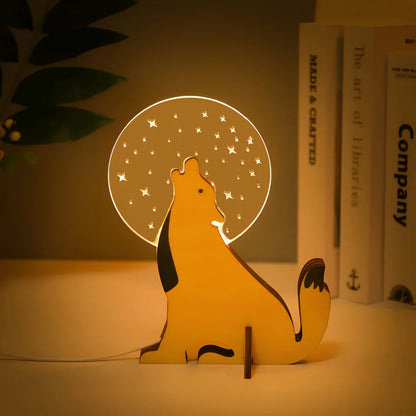 Moderne Houten LED Tafellamp