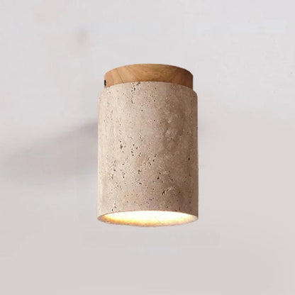 Moderne Verfijnde Travertin Plafondlamp