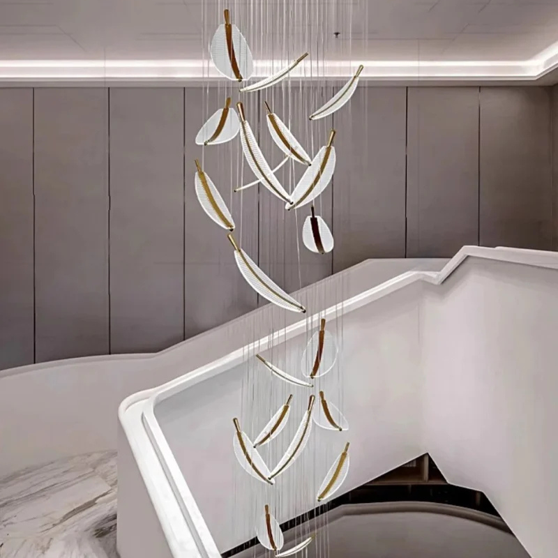 LED Plafondlamp met Bladvormig Design
