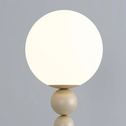 Clavel Glow-Moderne Vloerlamp van Metaal en Glas