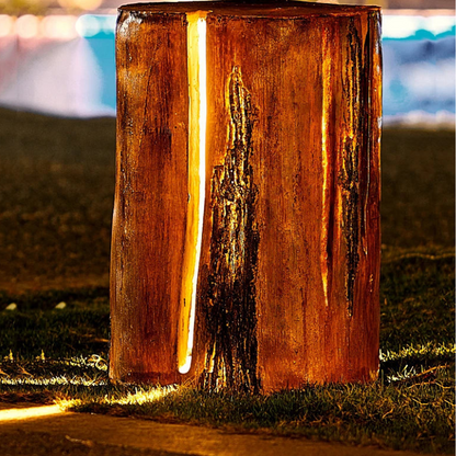 Natuurlijke Buiten LED Boomstronk Lamp