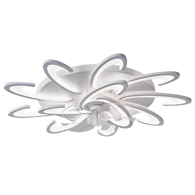 Minimalistische Plafondventilator met LED-verlichting