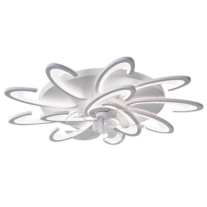 Minimalistische Plafondventilator met LED-verlichting