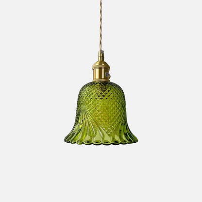 Klassiek Glazen Bloem Hanglamp
