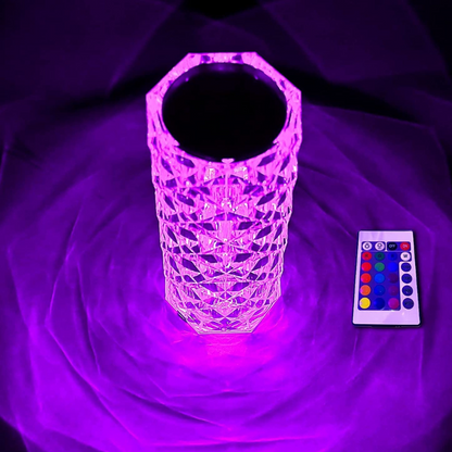 Crystal Luxe Design Tafellamp met Sprankelend Licht