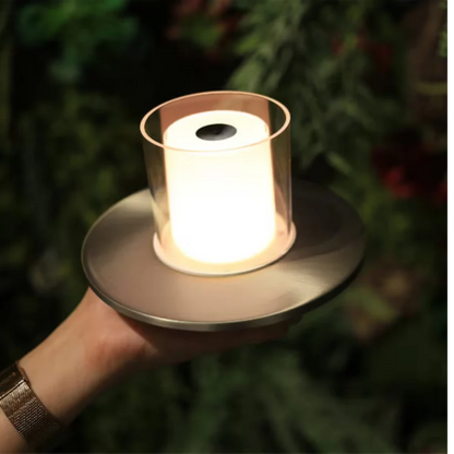 Moderne Draagbare Tafellamp met Kaarslichtsfeer