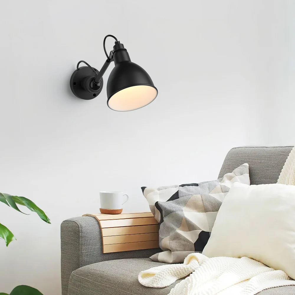 Industriële Wandlamp met Verstelbare Arm