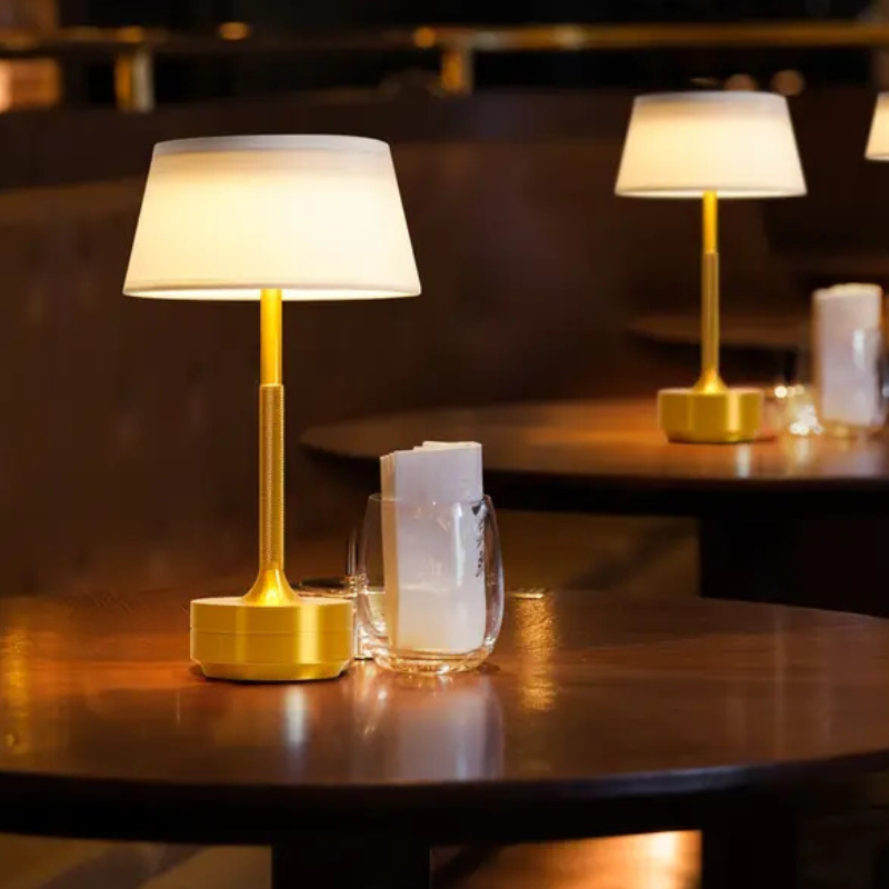 Luminix Bureaulamp – Gouden LED Tafellamp met Touchbediening