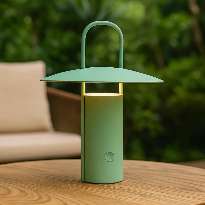 Moderne Cilindrisch Lichaam Draagbare Bureaulamp