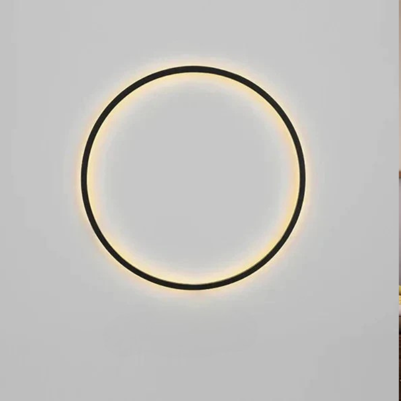 LumiRing - Minimalistische Ronde LED Wandlamp