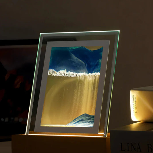 Magische Drijf Zandkunst LED Tafellamp