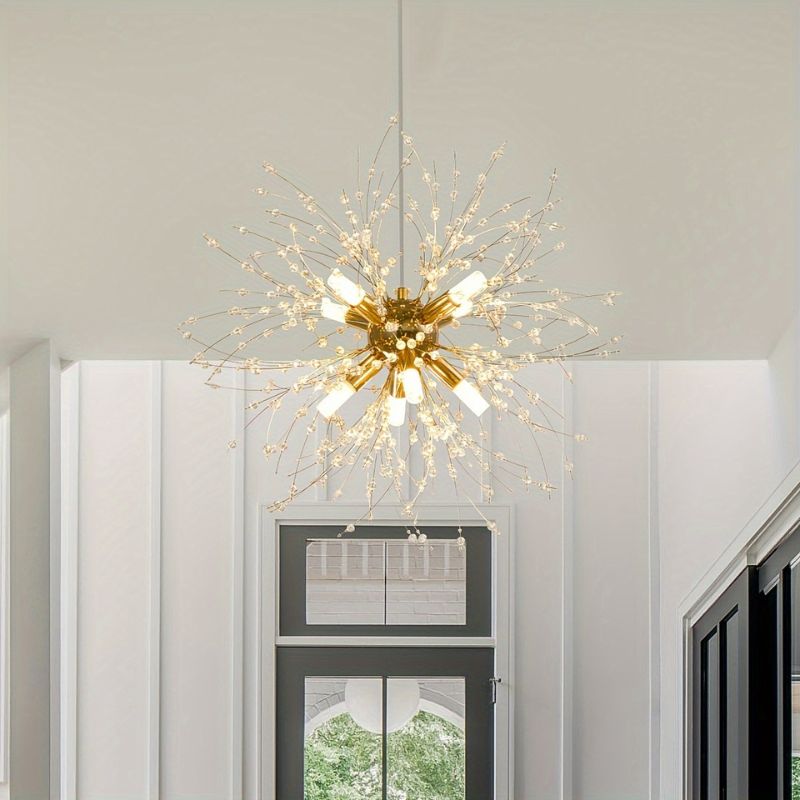 Kristallen Kroonluchter Dandelion Design Goud