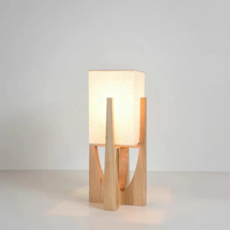 Japanse Stijl Houten Vloer- en Tafellamp