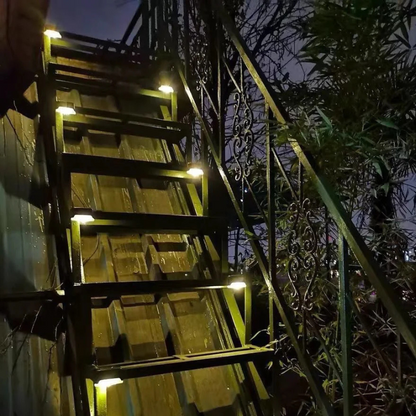 Solar DeckLicht – 16-delige LED Set voor Tuin & Trapverlichting