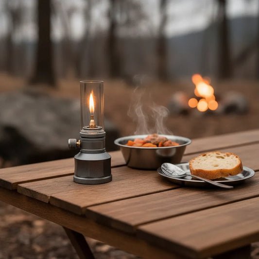 AlpenGlow Vintage Buitan Kampeerlamp