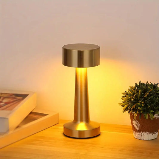 Draagbare Metalen LED Draadloze Tafellamp met Aanraakbediening