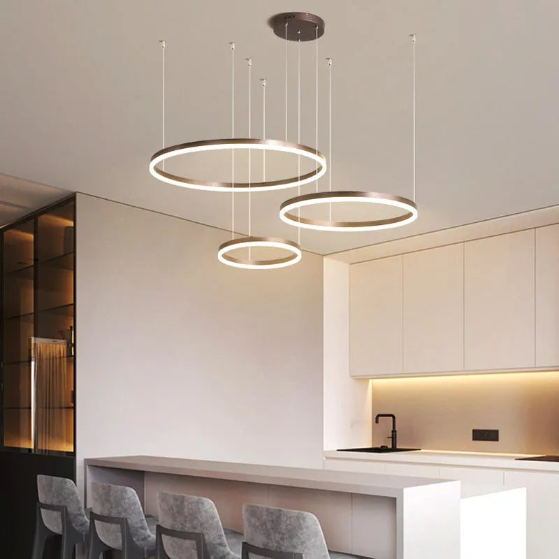 Arisha hanglamp -Modern metaal Tir-Cirkel
