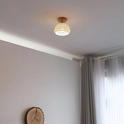 Nordic Keramische Plafondlamp met Warme Gloed