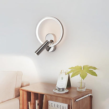 Nordic Ronde Wandlamp met Verstelbare LED-Spot