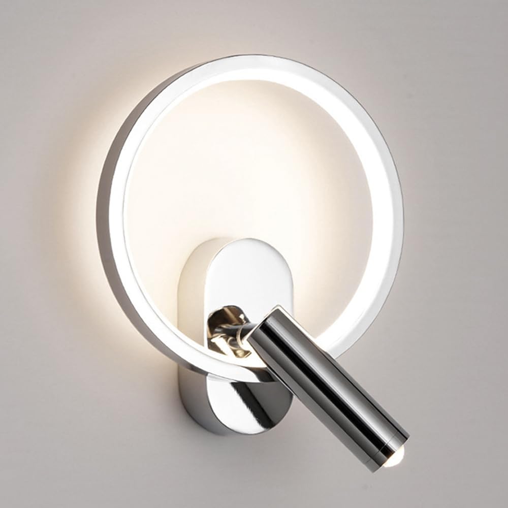 Nordic Ronde Wandlamp met Verstelbare LED-Spot