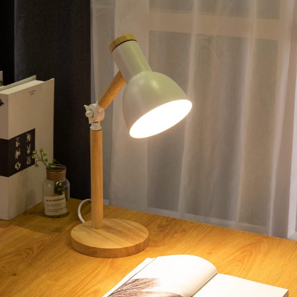 Moderne Scandinavische Houten Bureaulamp