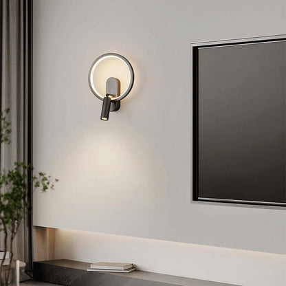 Nordic Ronde Wandlamp met Verstelbare LED-Spot