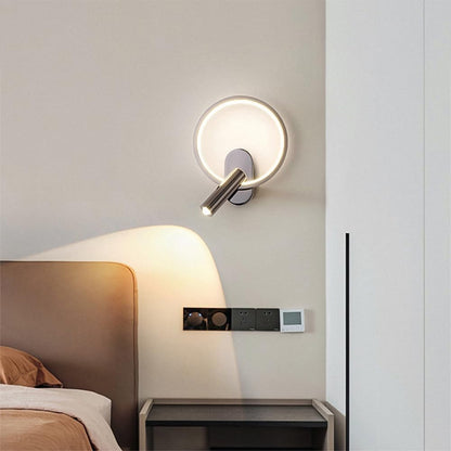 Nordic Ronde Wandlamp met Verstelbare LED-Spot