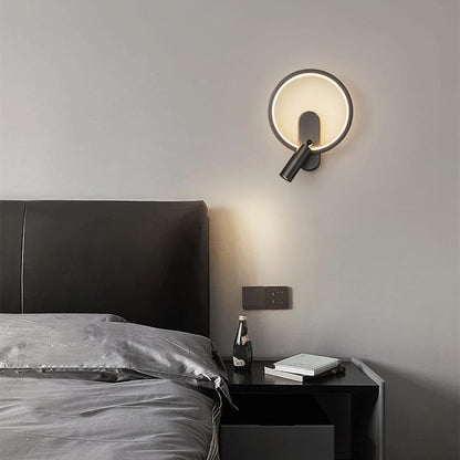 Nordic Ronde Wandlamp met Verstelbare LED-Spot